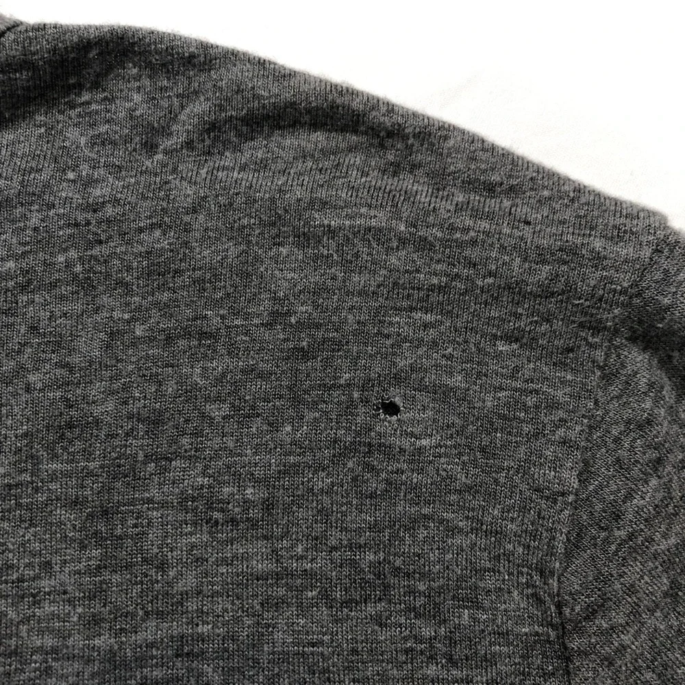 T by Alexander Wang Womens Gray Short Sleeve Pocket V-Neck‎ T-Shirt Size XS
